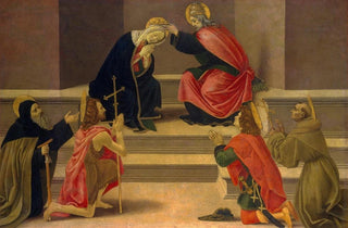 Follower Of Botticelli - The Coronation of the Virgin.webp