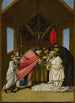 Die letzte Kommunion des heiligen Hieronymus - Schule von Botticelli — Ansicht des Kunstwerks