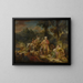 Jacob und seine Familie auf dem Weg nach Ägypten - Schule von François Boucher — gerahmtes Bild an der Wand