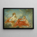 La Muse Clio - École de François Boucher — gerahmtes Bild an der Wand