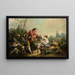 Der gehorsame Hirte - Schule von François Boucher — gerahmtes Bild an der Wand