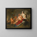 Venus in Vulcans Schmiede - Schule von François Boucher — gerahmtes Bild an der Wand