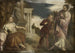 Der Kampf zwischen Tugend und Leidenschaft - Schule von Paolo Veronese — Ansicht des Kunstwerks
