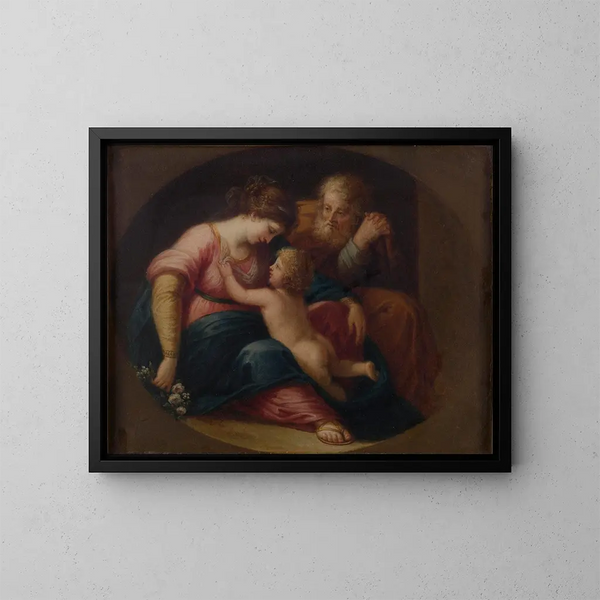 Sainte Famille - Schule von Angelica Kauffmann — gerahmtes Bild an der Wand
