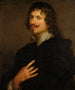 Portrait d'Adriaen Hanneman - École d'Antoine van Dyck — Ansicht des Kunstwerks