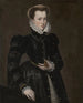 Portrait einer Hofdame - Schule von Antonis Mor — Ansicht des Kunstwerks