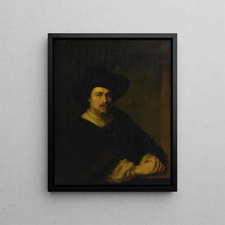 Follower of FERDINAND BOL - Portrait of a Man with Hat.webp