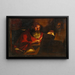Saint Jérôme - Schule von Gerrit van Honthorst — gerahmtes Bild an der Wand