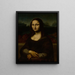 La Joconde - Schule von Leonardo da Vinci — gerahmtes Bild an der Wand
