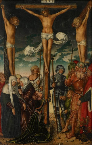 Follower of Lucas Cranach the Elder - The Crucifixion.webp