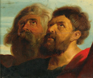 Follower of Peter Paul Rubens - Two Male Heads.webp