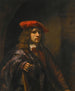 Portrait eines jungen Mannes - Schule von Rembrandt van Rijn — Ansicht des Kunstwerks