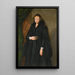 Portrait einer Witwe - Schule von Santi di Tito — gerahmtes Bild an der Wand