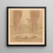 Fontaine - Simon Moulijn — gerahmtes Bild an der Wand