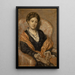 Portrait von Mlle Iza Duffus Hardy - Ford Madox Brown — gerahmtes Bild an der Wand