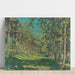 Reproduktion des Gemäldes Wald - Christian Rohlfs