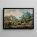 Szenen eines amerikanischen Bauernhofs Nr. 1 - Frances Flora Bond Palmer — gerahmtes Bild an der Wand