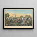 Hochwasser des Mississippi - Frances Flora Bond Palmer — gerahmtes Bild an der Wand