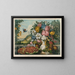 Landschaft mit Früchten und Blumen - Frances Flora Bond Palmer — gerahmtes Bild an der Wand