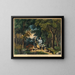 Morgen im Wald - Frances Flora Bond Palmer — gerahmtes Bild an der Wand