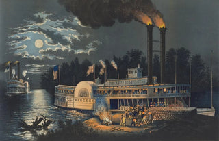 Frances Flora Bond Palmer - Wooding Up on the Mississippi.webp