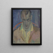 Portrait von Arthur Lett-Haines - Frances Hodgkins — gerahmtes Bild an der Wand