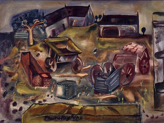 Carrière de Wiltshire - Frances Hodgkins — Ansicht des Kunstwerks