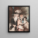 Lady Smith et ses enfants - Francesco Bartolozzi — gerahmtes Bild an der Wand