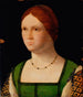 Portrait einer jungen Frau - Francesco Bissolo — Ansicht des Kunstwerks
