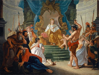 Der Salomon-Urteil - Francesco Fontebasso — Ansicht des Kunstwerks