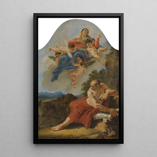 Francesco Fontebasso - The Vision Of Saint Jerome.webp