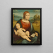 Jungfrau mit Kind - Francesco Francia — gerahmtes Bild an der Wand