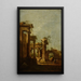Caprice - Francesco Guardi — gerahmtes Bild an der Wand