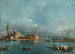 San Giorgio Maggiore mit Punta della Giudecca - Francesco Guardi — Ansicht des Kunstwerks