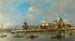 Santa Maria della Salute et la Douane Venise - Francesco Guardi — Ansicht des Kunstwerks