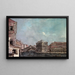 Der Große Kanal über dem Rialto - Francesco Guardi — gerahmtes Bild an der Wand