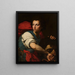 David mit dem Kopf von Goliath - Francesco Guarino — gerahmtes Bild an der Wand