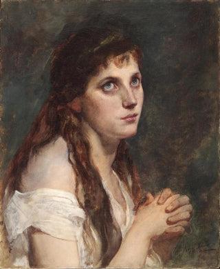 Francesco Hayez - Mdchen mit gefalteten Hnden.webp