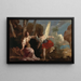 Agar und der Engel - Francesco Maffei — gerahmtes Bild an der Wand