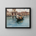 Großer Kanal - Francesco Mancini — gerahmtes Bild an der Wand