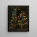Anbetung der Madonna - Francesco Monti — gerahmtes Bild an der Wand