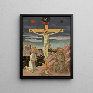 Francesco Pesellino - The Crucifixion with Saint Jerome and Saint Francis.webp