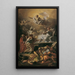 Auferstehung Christi - Francesco Solimena — gerahmtes Bild an der Wand