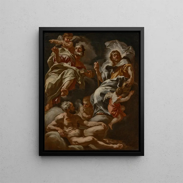 Die Propheten des Alten Testaments - Francesco Solimena — gerahmtes Bild an der Wand
