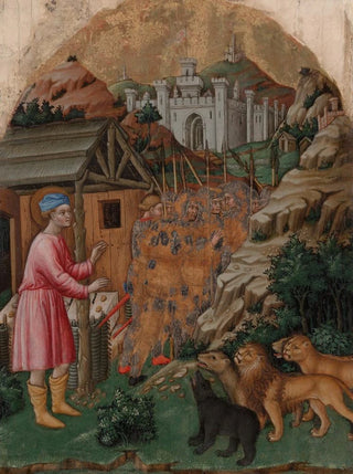 Francesco dei Franceschi - The Flight of the Soldiers Sent to Capture Saint Mamas.webp