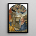 Die Geburt Christi mit Gott dem Vater umgeben von Engeln und Cherubim - Francesco di Giorgio Martini — gerahmtes Bild an der Wand