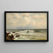 Vents d'été, plage de Long Branch, New Jersey - Francis Augustus Silva — gerahmtes Bild an der Wand