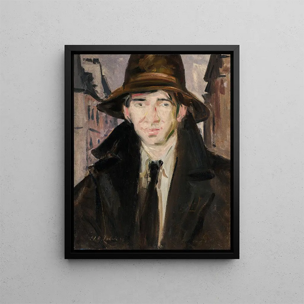 Portrait Herman McDonald - Francis Campbell Boileau Cadell — gerahmtes Bild an der Wand