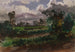 Blick durch den Garten des Künstlers von seinem Haus in Exmouth, Devonshire - Francis Danby — Ansicht des Kunstwerks