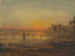 Morgen an den Ufern des Zürichsees mit Pilgern, die zur Einsiedeln-Abtei aufbrechen - Francis Danby — Ansicht des Kunstwerks